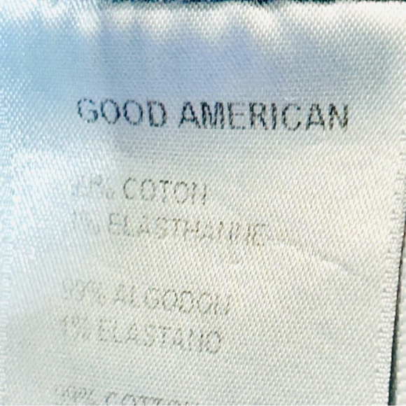 Good American jeans Straight Leg jeans medium wash high rise women size 14 - Picture 4 of 12